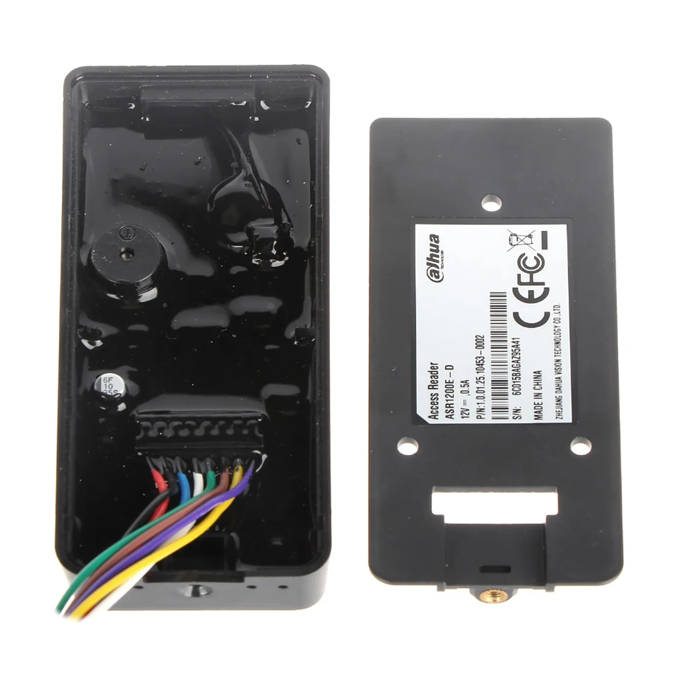 [DHI-ASR1200E] Dahua - Lector de Acceso de Reconocimiento de Tarjetas (IC Mifare) de Identificación Sin Contacto Comunicación RS-485 y Wiegand IP66 Uso en Interiores y Exteriores