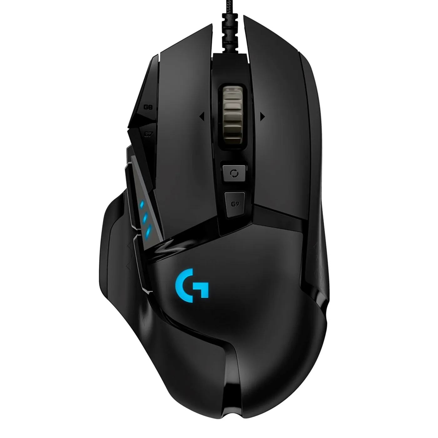 Mouse Alambrico USB Alto Desempeño Sensor Hero 25K Gaming Logitech (Negro) G502