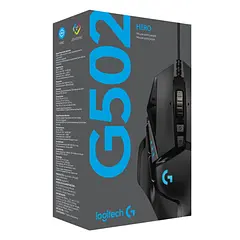 Mouse Alambrico USB Alto Desempeño Sensor Hero 25K Gaming Logitech (Negro) G502