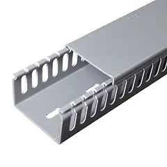[ATY-CR2525G] Beconnect - Canaleta Ranurada 25x25x2000 Gris [Unidad]