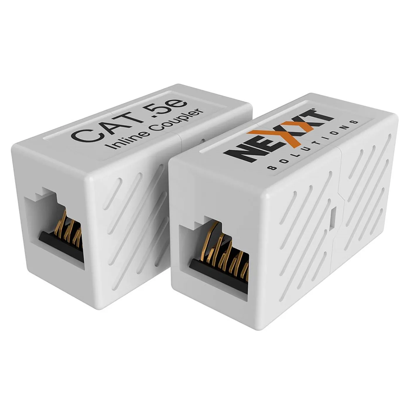(AE180NXT07) Nexxt - Conector Jack Coupler RJ-45 Acoplador Lineal Categoria 5E Blanco (Unidad)
