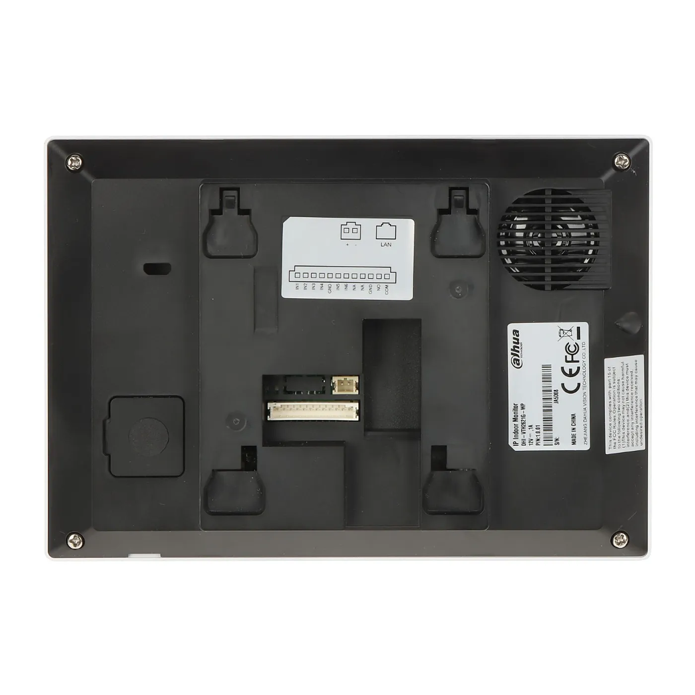 [DHI-VTH2621G-WP] Dahua - Monitor [Negro] para Videoportero IP y Wi-Fi Touch de 7" con Puerto PoE (Admite 9 Extensiones Villa 4 de Apartamento 1 Monitor Principal 2 Monitores de Extensión) Uso en Interiores