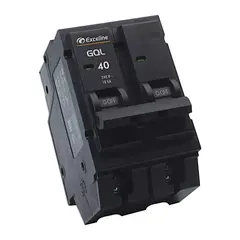 (GQL-40A-2) Exceline - Breaker Enchufable GQL TermoMagnetico 40Amp (2 polos)