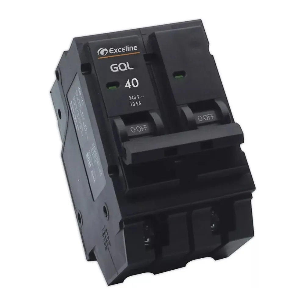 (GQL-40A-2) Exceline - Breaker Enchufable GQL TermoMagnetico 40Amp (2 polos)