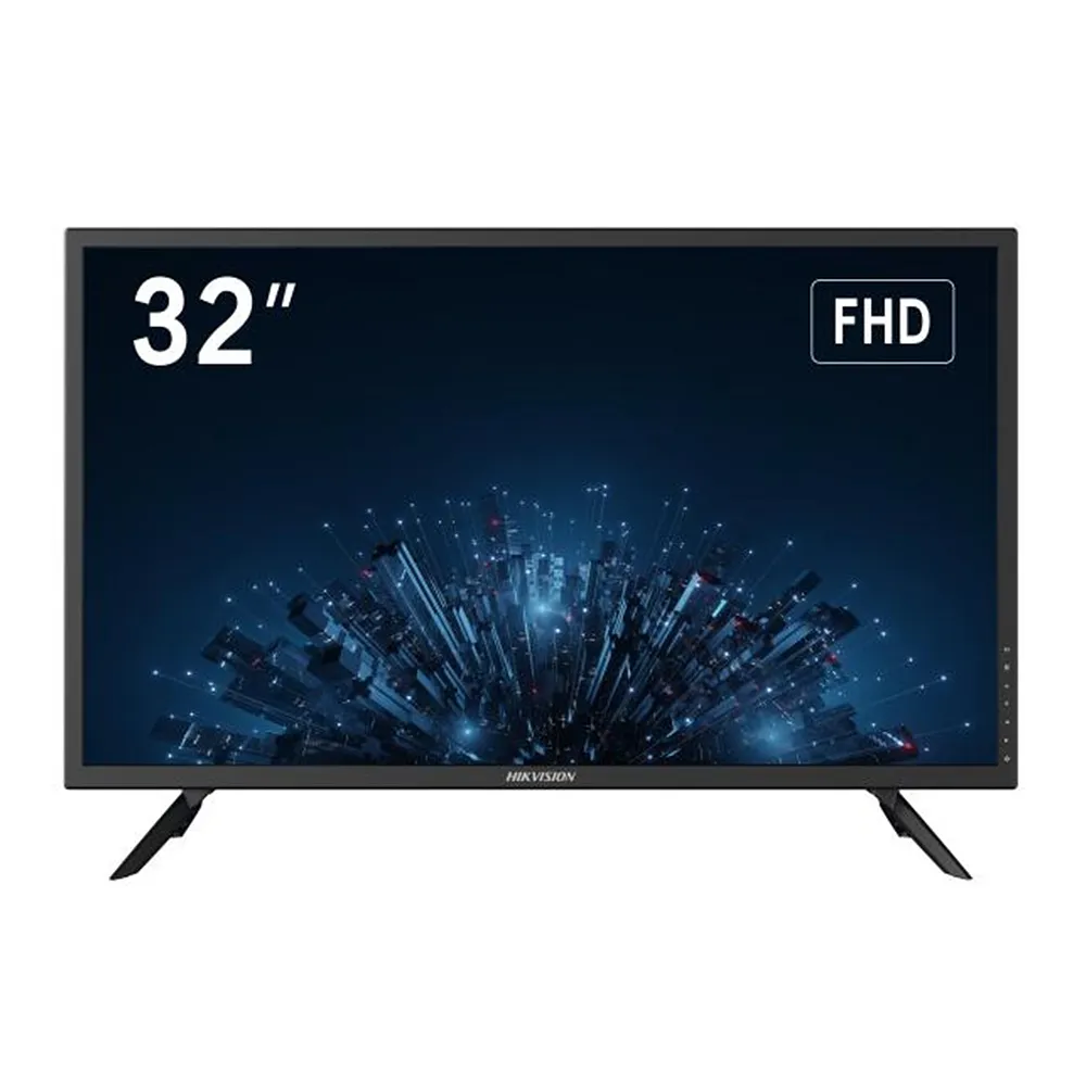 [DS-D5032F3-1V0S(American Standard)] Hikvision - Monitor LED 32" 2 Altavoces Potentes Entradas HDMI y VGA Uso 7-12 Montaje VESA (100 X 100) Calibración Inteligente de Imagen