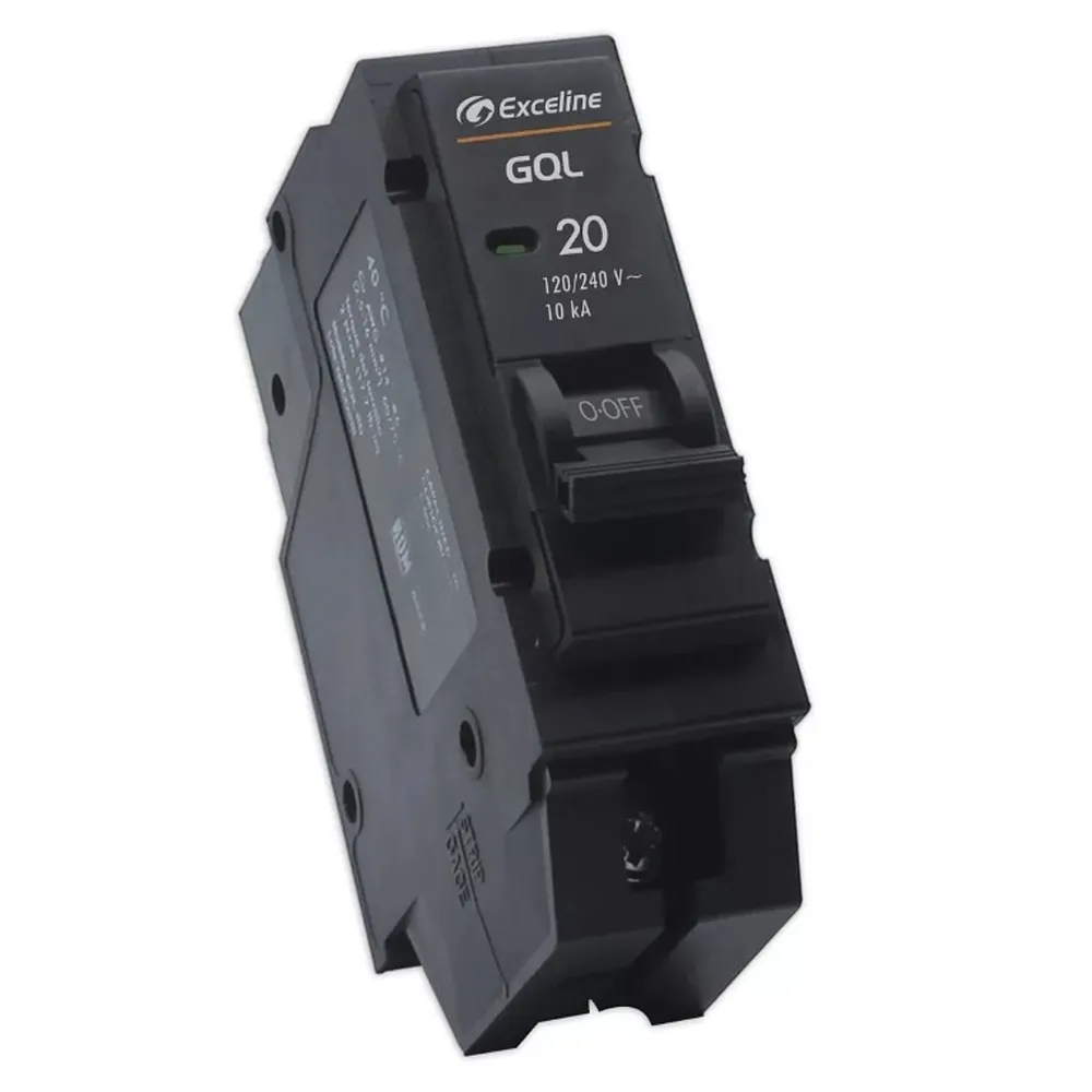 (GQL-20A-1) Exceline - Breaker Enchufable GQL TermoMagnetico 20Amp (1 polo)