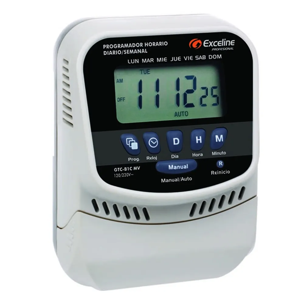 (GTC-B1CMV) Exceline - Programador de Horario Digital 110V/220V (Bornera)