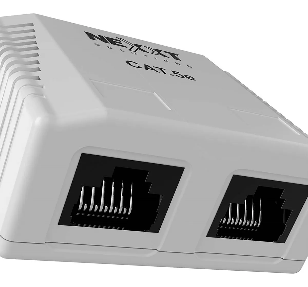 (AE180NXT13) Nexxt - Caja de Montaje Superficial RJ-45 CAT5E 2 Puertos