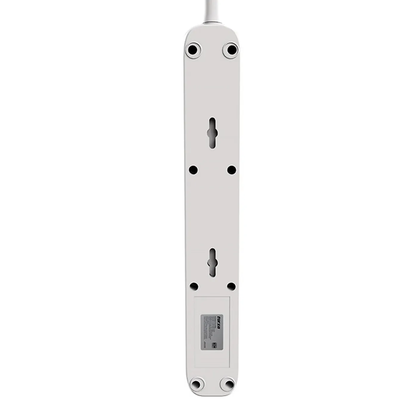 [FSP-411USBCW] Forza - Regleta 1625W 4 Tomas 110V / 220V 6 X NEMA Universal 5-15R