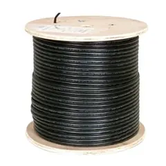 Cable UTP Categoria 5E CCA Exterior Negro Wireplus+ (Bobina 305 Metros)