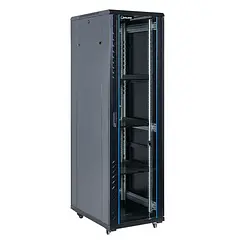 [FS6837-VDM/600x800] Onlink - Rack de Piso Cerrado 37U 600x800x1832mm con Puerta Frontal de Vidrio y Doble Puerta Trasera de Malla