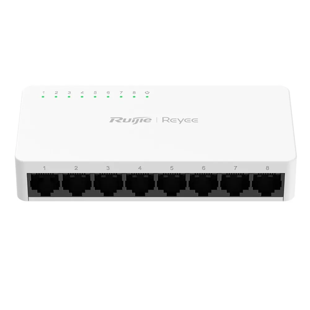 [RG-ES08F] Ruijie Reyee SMB - Switch No PoE No Administrable con 8 Puertos 10/100 Mbps