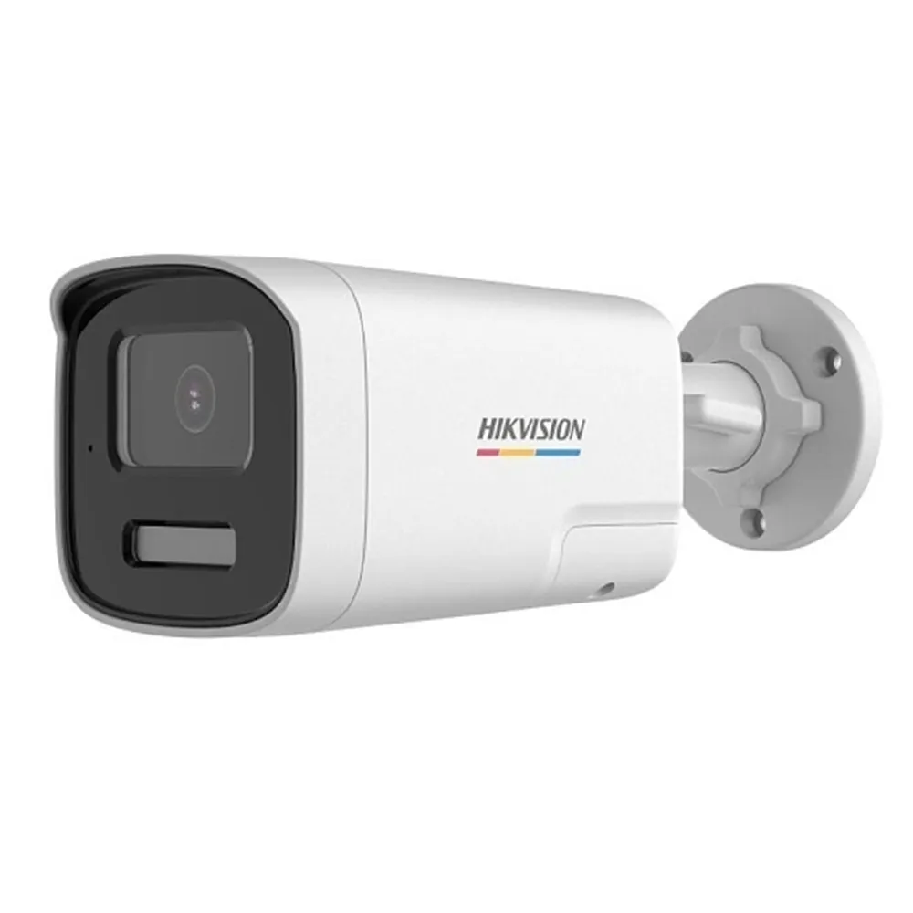[DS-2CE16K0T-LXTS] Hikvision - Mini Cámara tipo Bala 3K con sirena y audio Bidireccional