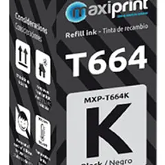 Tinta Maxiprint Compatible Epson 70ml Negro T664K