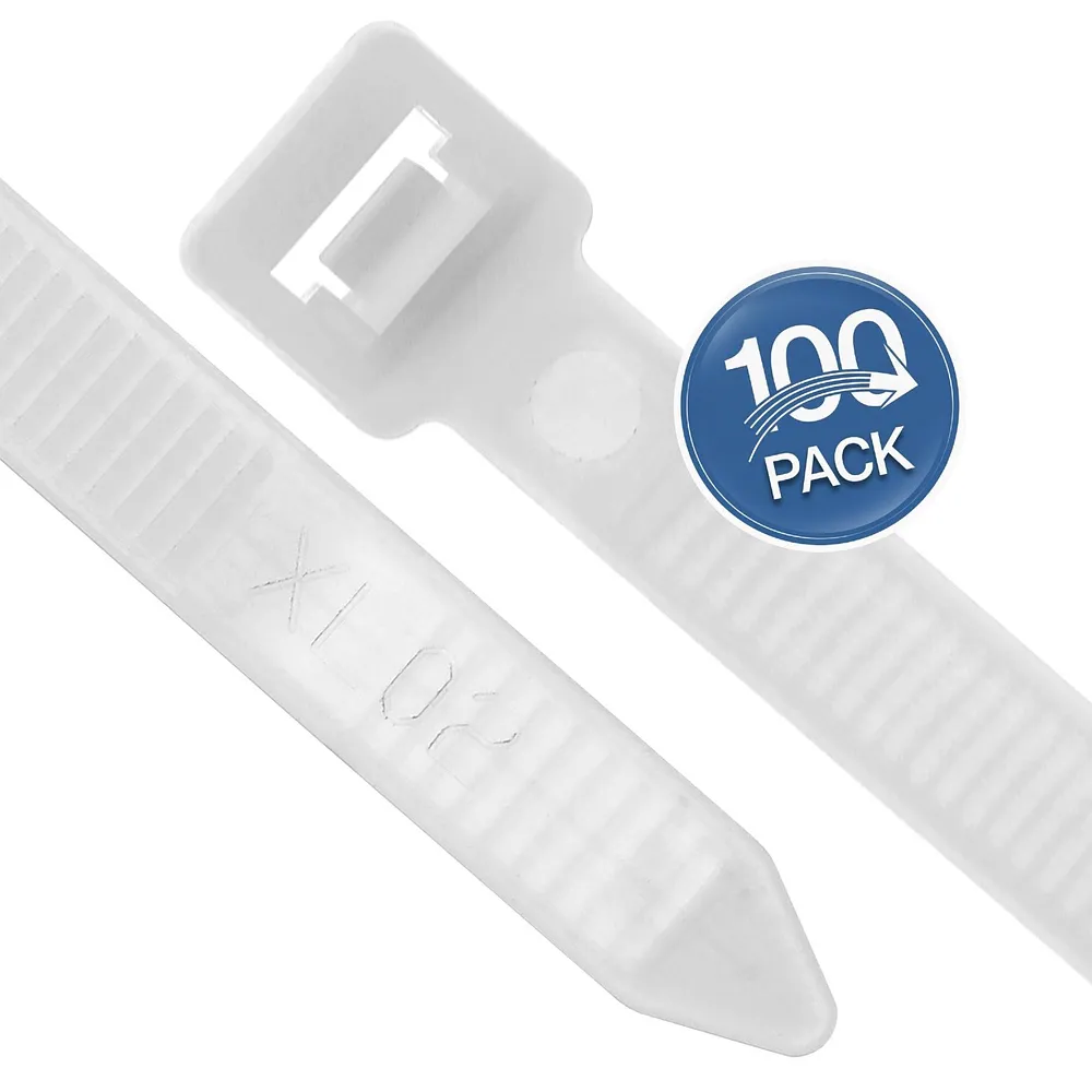 Tirrap 20Cm Blanco Wireplus+ (100 Unidades)