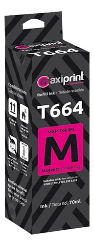 Tinta Maxiprint Compatible Epson 70ml Magenta T664M
