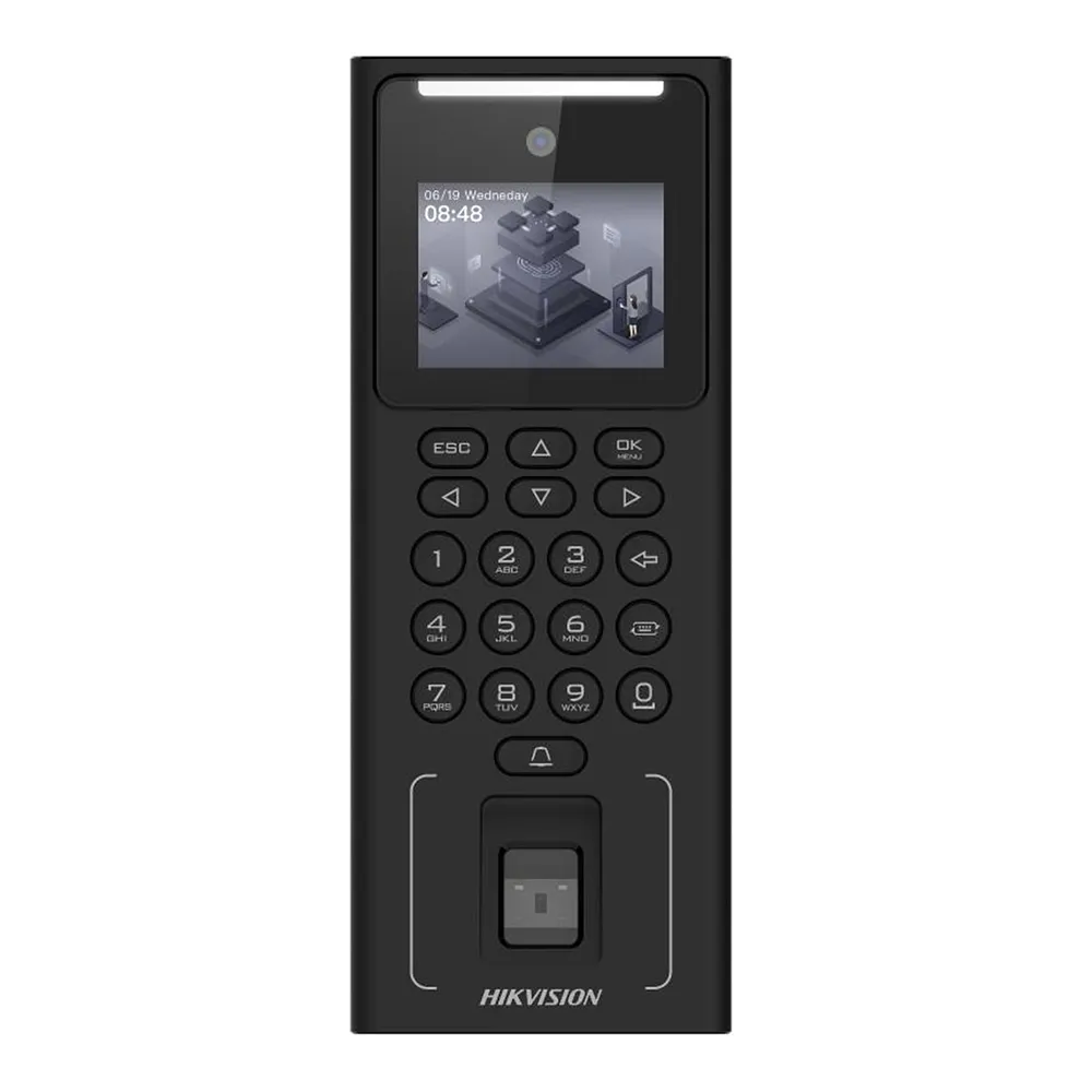 [DS-K1T321EFWX] Hikvision - Terminal Min Moe Wifi Facial Tarjeta Mifare Control de Acceso o Asistencia/ 500 Rostros y Lector de Tarjetas PROX EM
