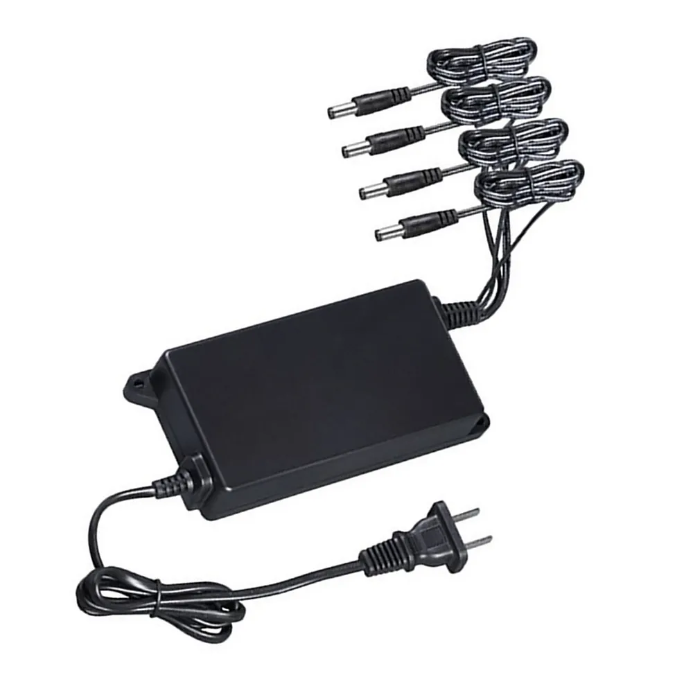 [EUHA+12120-070D] Dahua - Fuente de Poder Regulada de 12 Vcc 2.8 Amp 4 Canales 0.7 Amper por Canal Protección de Temperatura Color Negro