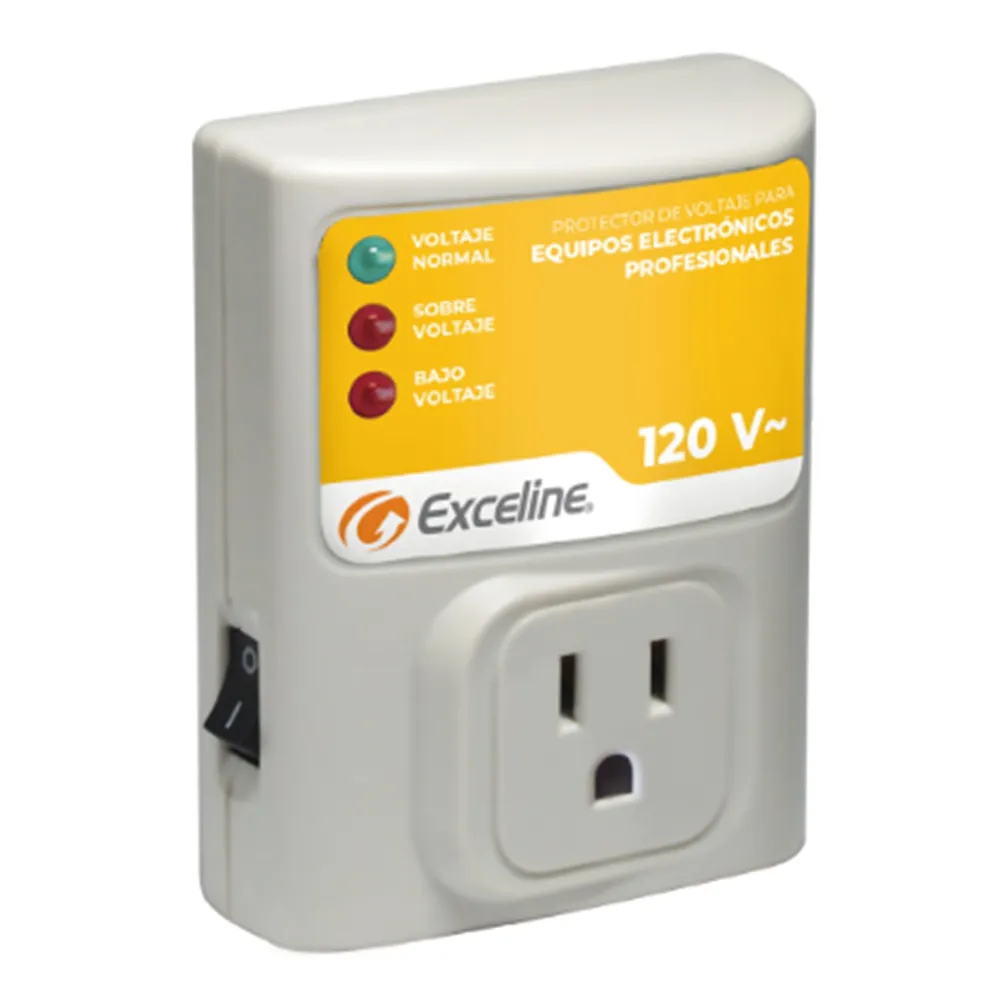 (GSM-EP120) Exceline - Protector de Equipos Electronicos Profesionales 110V (Enchufable)