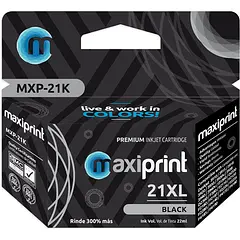 Cartucho Tinta Maxiprint Negro 21XL