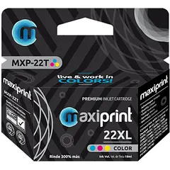Cartucho Tinta Maxiprint Color 22XL