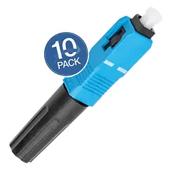 [ATB-FASTCA] Beconnect - Conector Rapido de Fibra Optica FTTH UPC Azul [10 unidades]