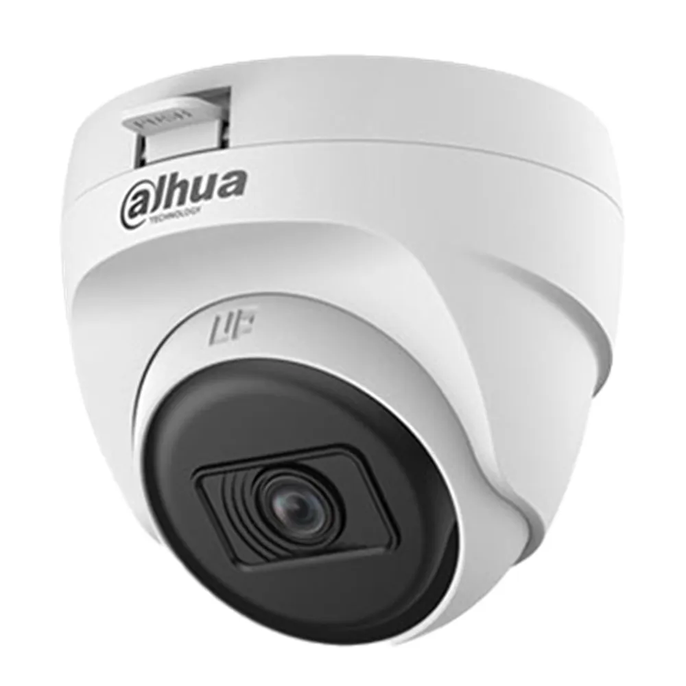 [DH-HAC-T1A21N-U-IL-A] Dahua - Cámara Domo 1080P [2MP] con Audio Lente 2.8mm Smart Dual Light [Plastico] [Serie Cooper]