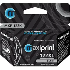Cartucho Tinta Maxiprint Negro 122XL