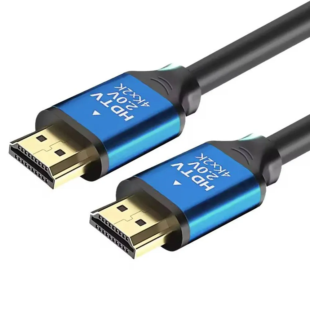 Cable HDMI Macho Doble HD Goma Negro (3 Metros)