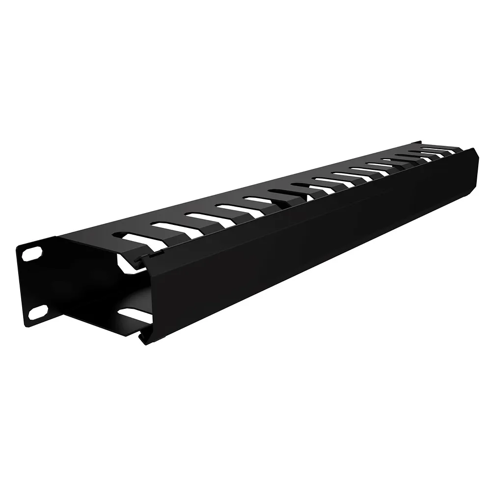 (OHM1U) Onlink - Organizador de Cables Horizontal 1U 19" Metalico con Tornillos y Tuercas