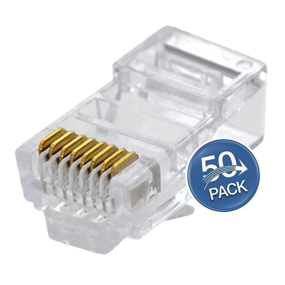 [ATO-CRJ45C5] Beconnect - Conector RJ45 Categoria 5E [50 Unidades]