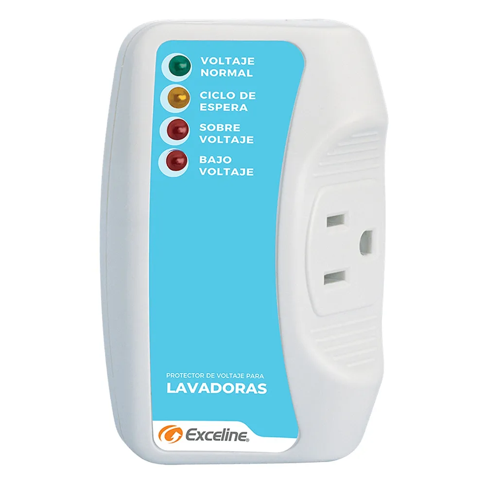 (GSM-LV120) Exceline - Protector de Lavadoras 110V (Enchufable)