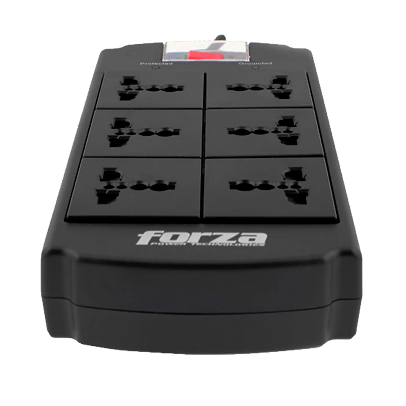(FSP-06MN) Forza - Regleta Protector de Voltaje 110V/220V 1800W 6 x NEMA 5-15R