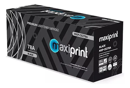 Toner Maxiprint Compatible HP Negro CE278A CRG128 Canon CRG126