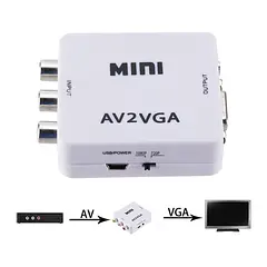 Convertidor Video AV/RCA a VGA