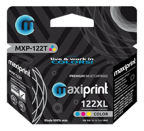 Cartucho Tinta Maxiprint Color 122XL