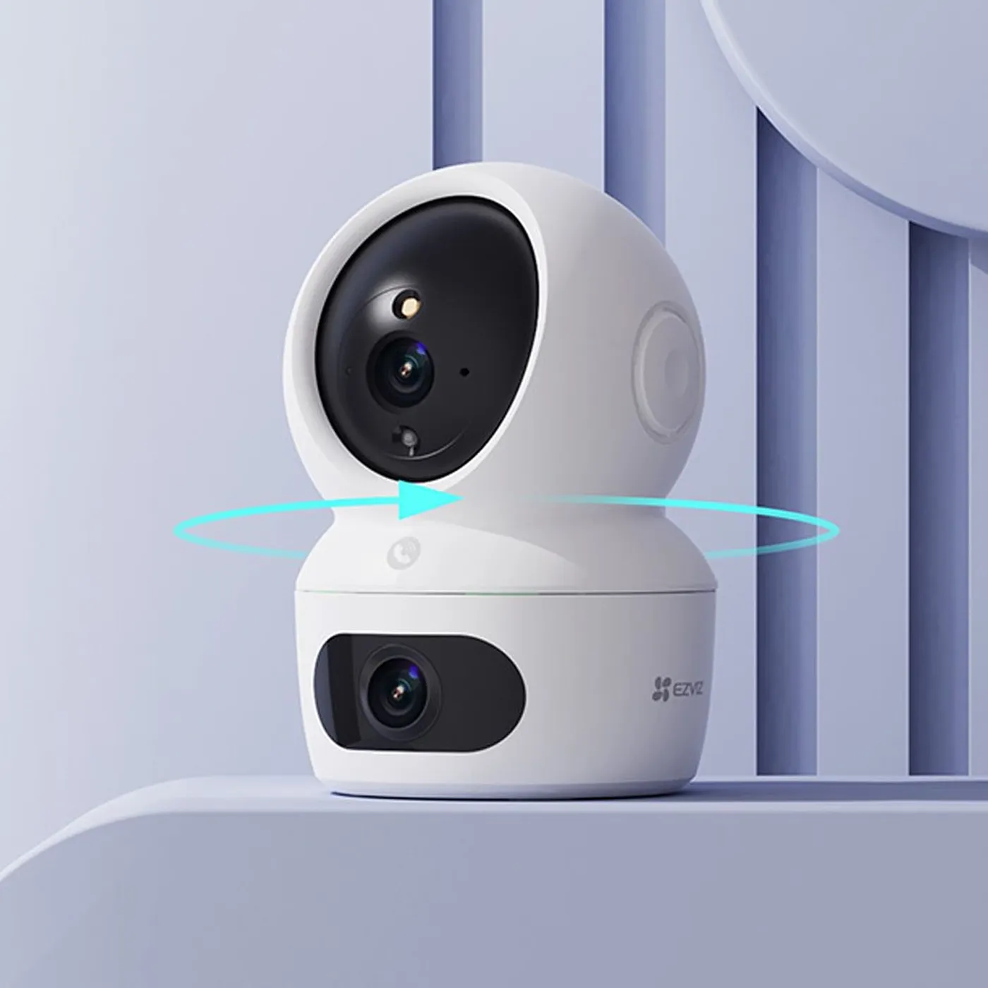 [CS-H7c-R100-8G44WF] Ezviz - Cámara Ip Wi-Fi [2K+] de Doble Lente con Rotación Horizontal y Vertical Interior [Serie H] Tipo-C