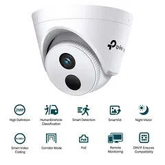 [C420I-2.8] Vigi by TP-Link - Cámara Domo IP POE HD 1080P [2MP] Lente 2.8mm