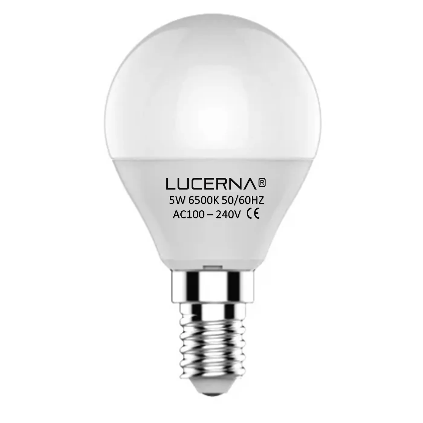 Bombillo LED Bulbo 5W 6500K Luz Fria 450lm Rosca E14 P45 Lucerna