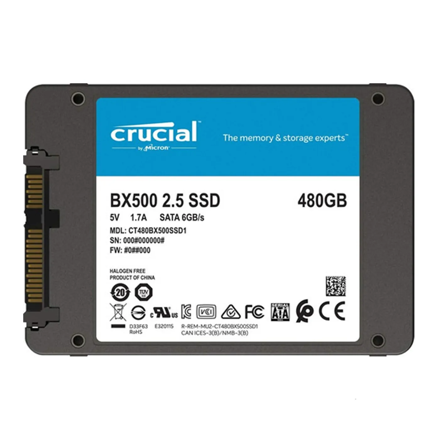 [BX500] Crucial BX500 SSD 480GB 2.5