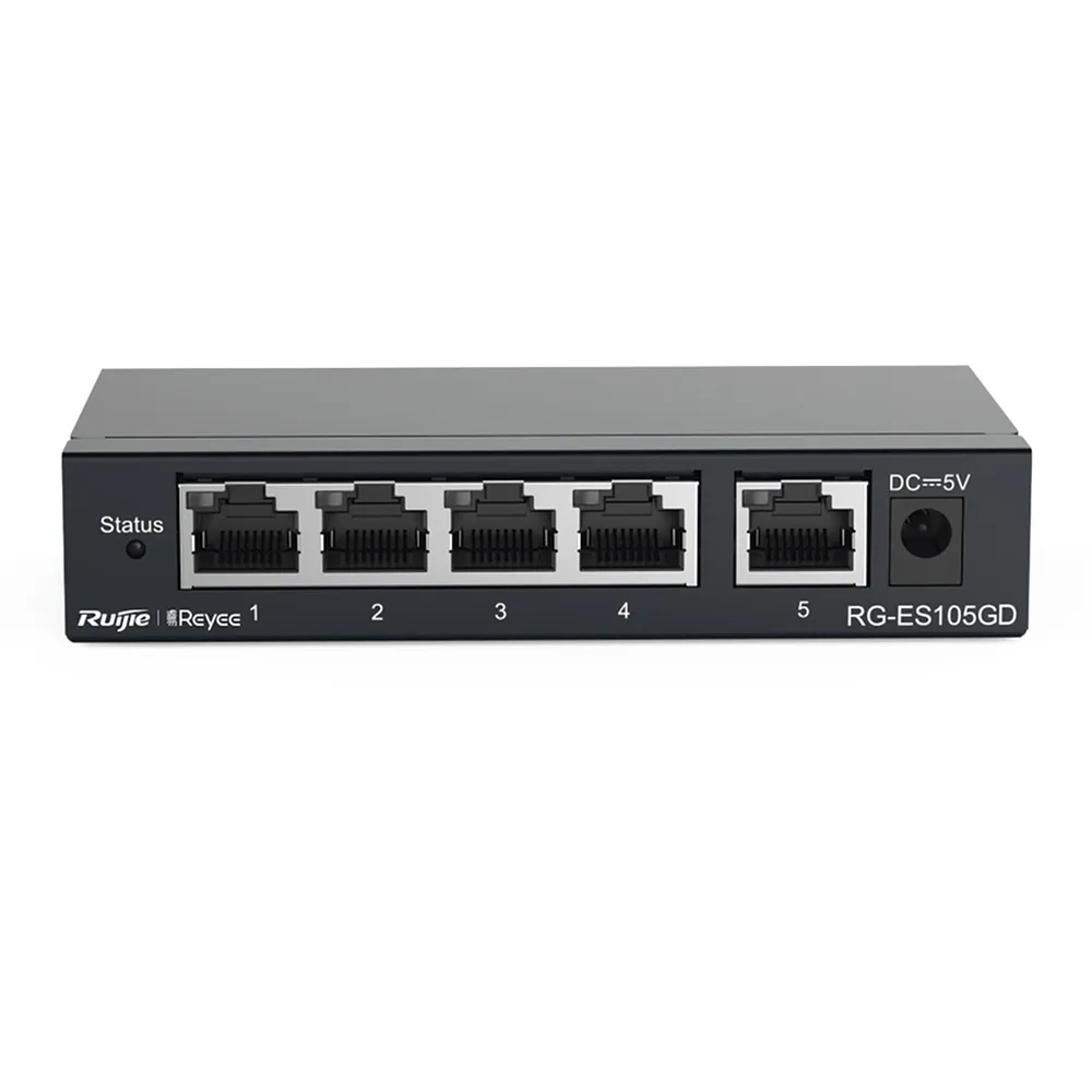 [RG-ES105GD] Ruijie Reyee 5Puertos Switch No Admin 10/100/1000Mbps