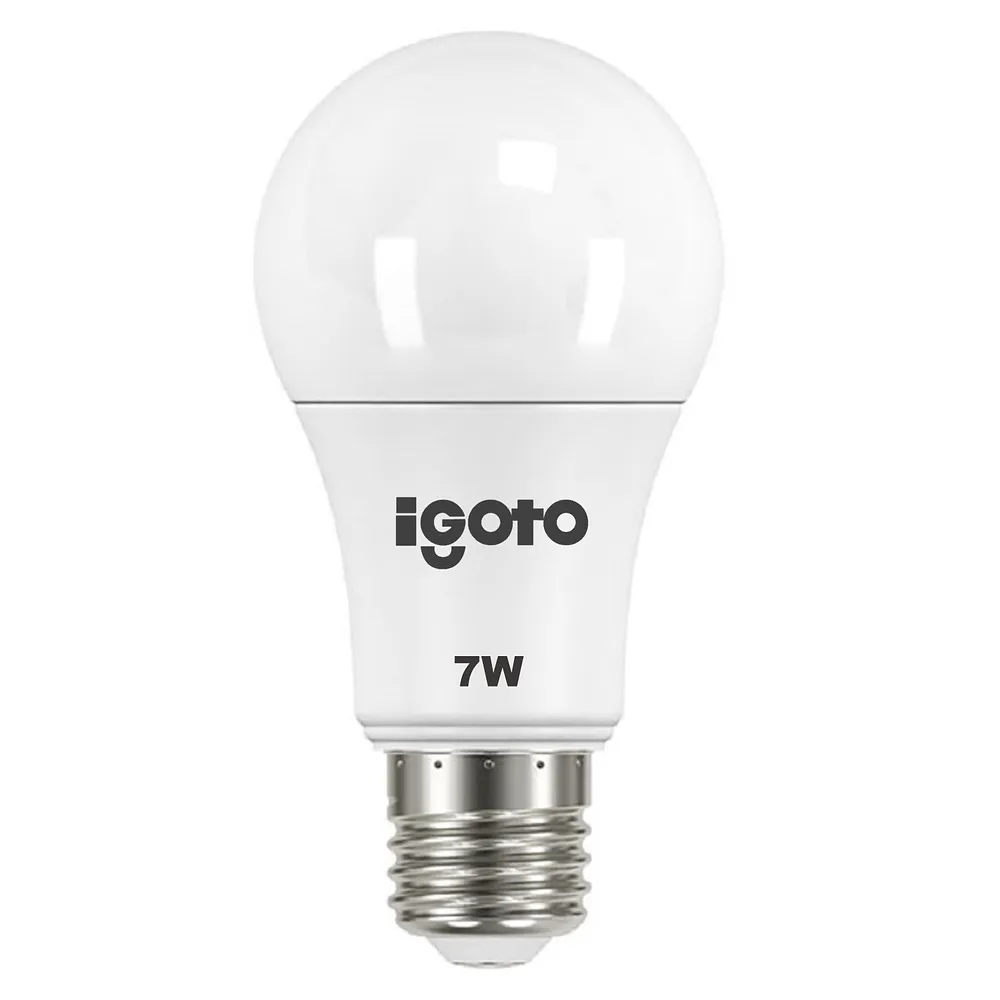[IG-BL7W] Igoto - Bombillo LED Bulbo 7W 6500K Luz Fria Rosca E27